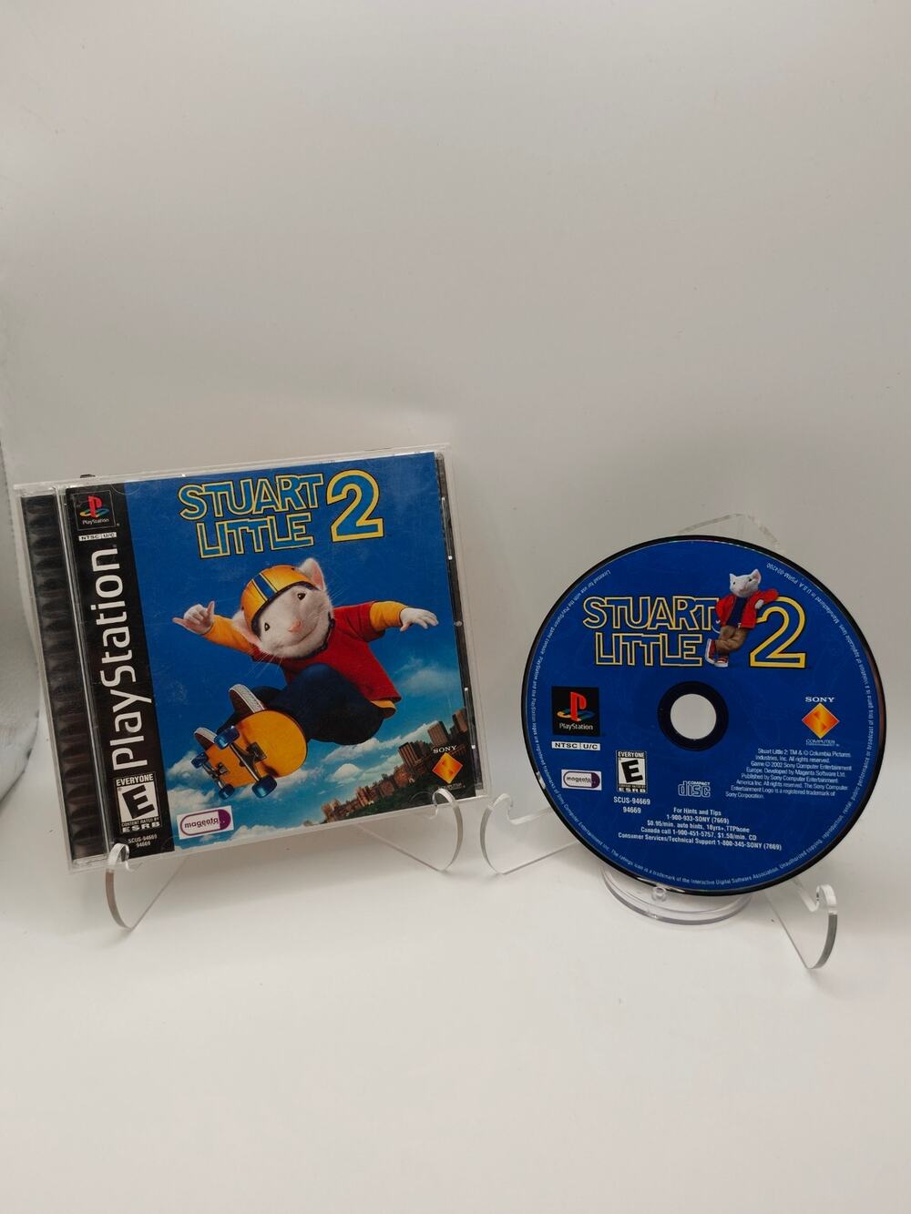Stuart Little 2 PS1 CIB Complete Tested Sony Magenta